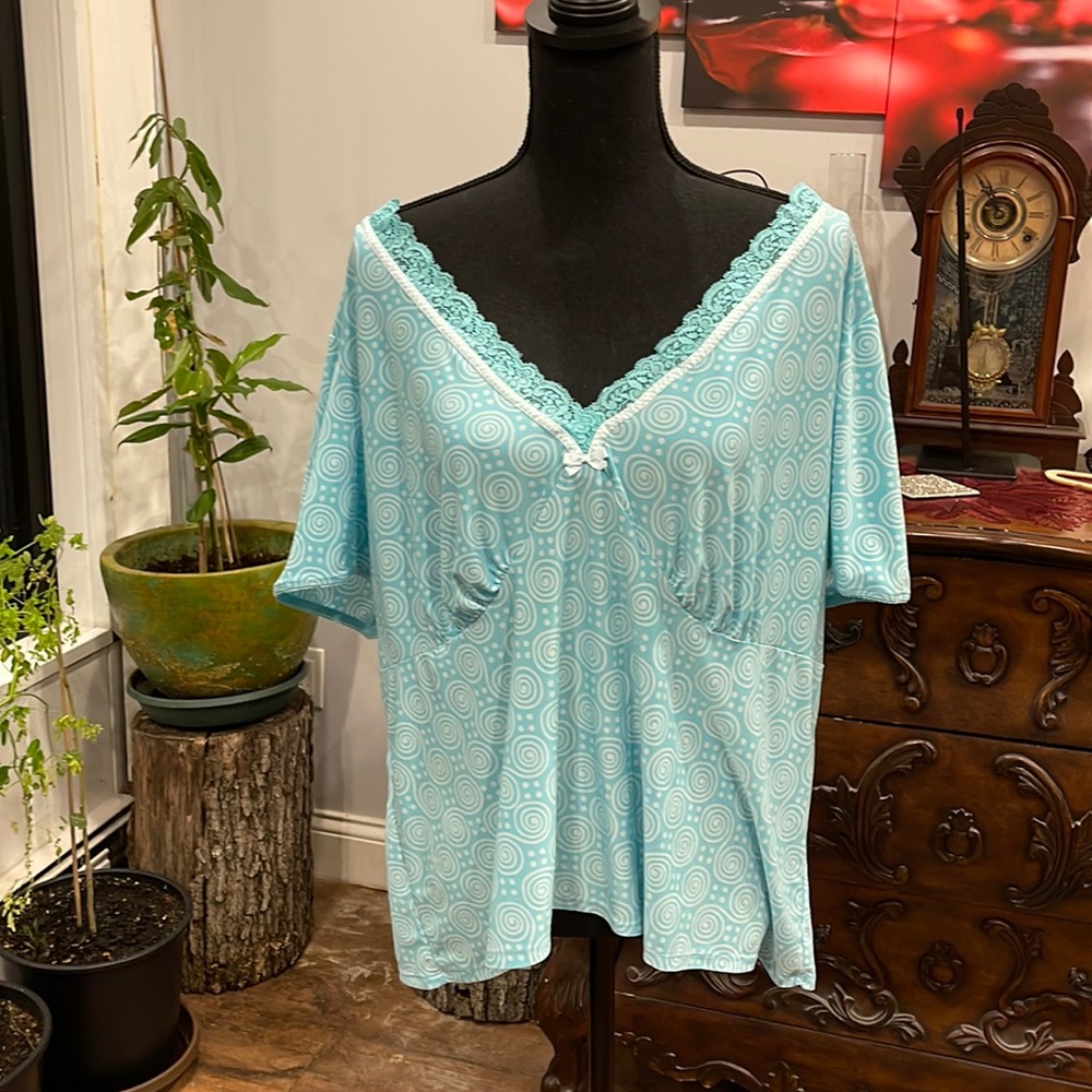 Linea Donatella matching pajama set. Plus size.